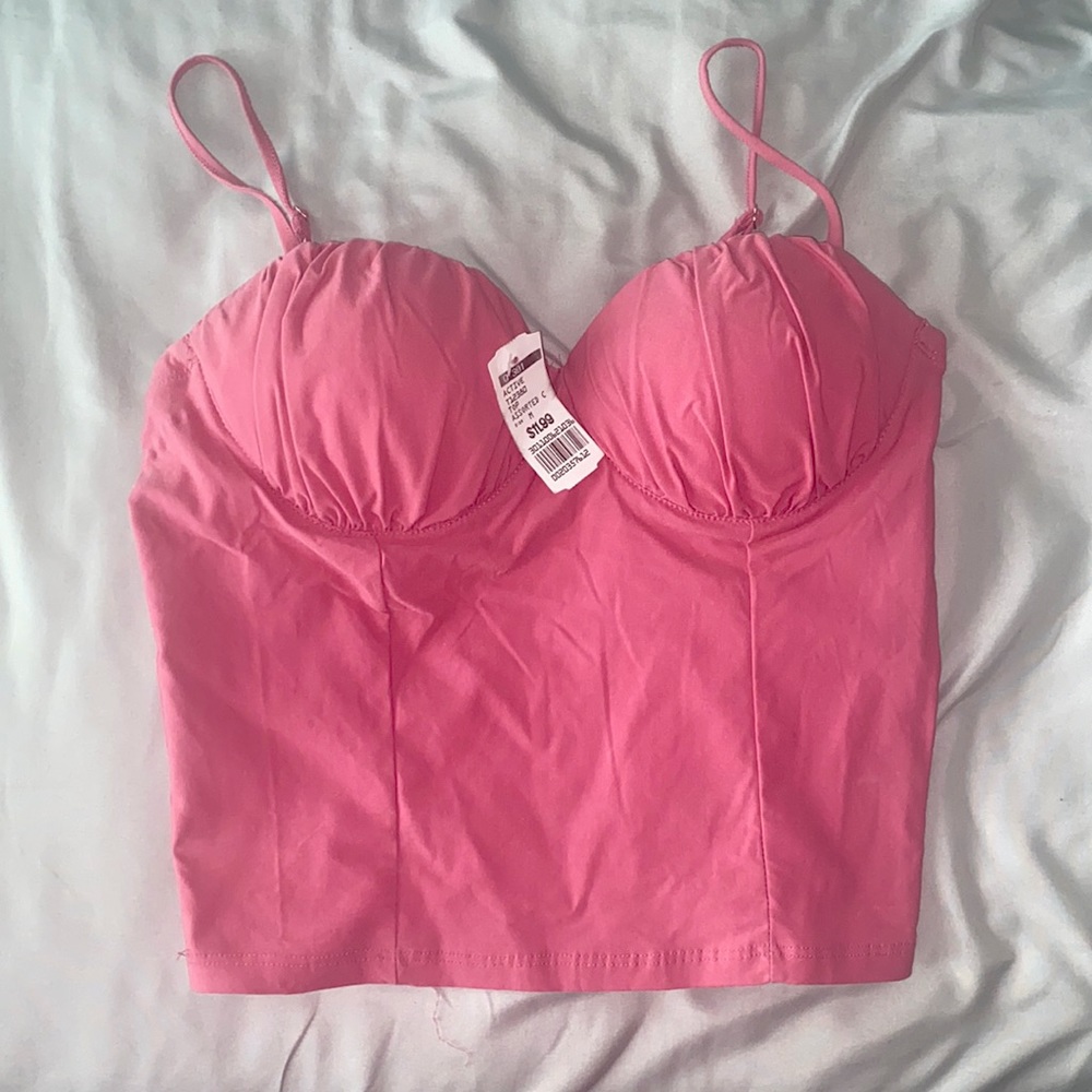 Pink Crop Top